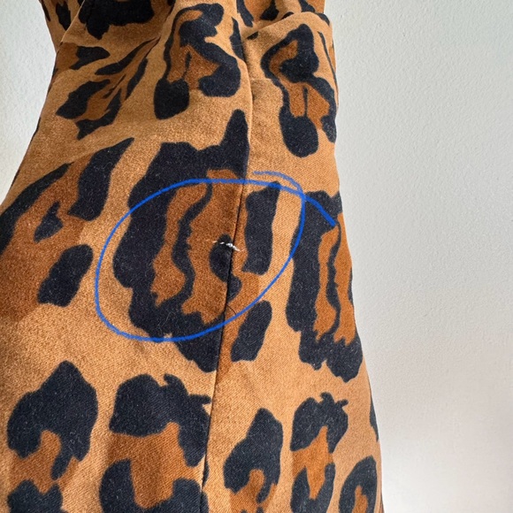 Jungle Kenzo Vintage Leopard Button Up Dress Size XS Made in France - Picture 9 of 11